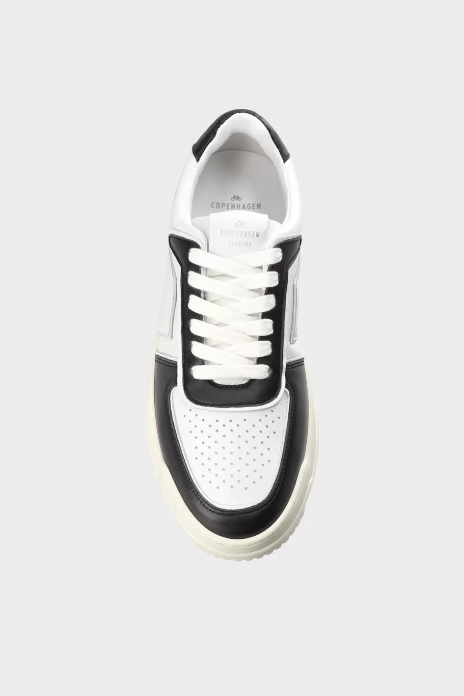 Sneaker^COPENHAGEN STUDIOS CPH164M Leather Mix white/black