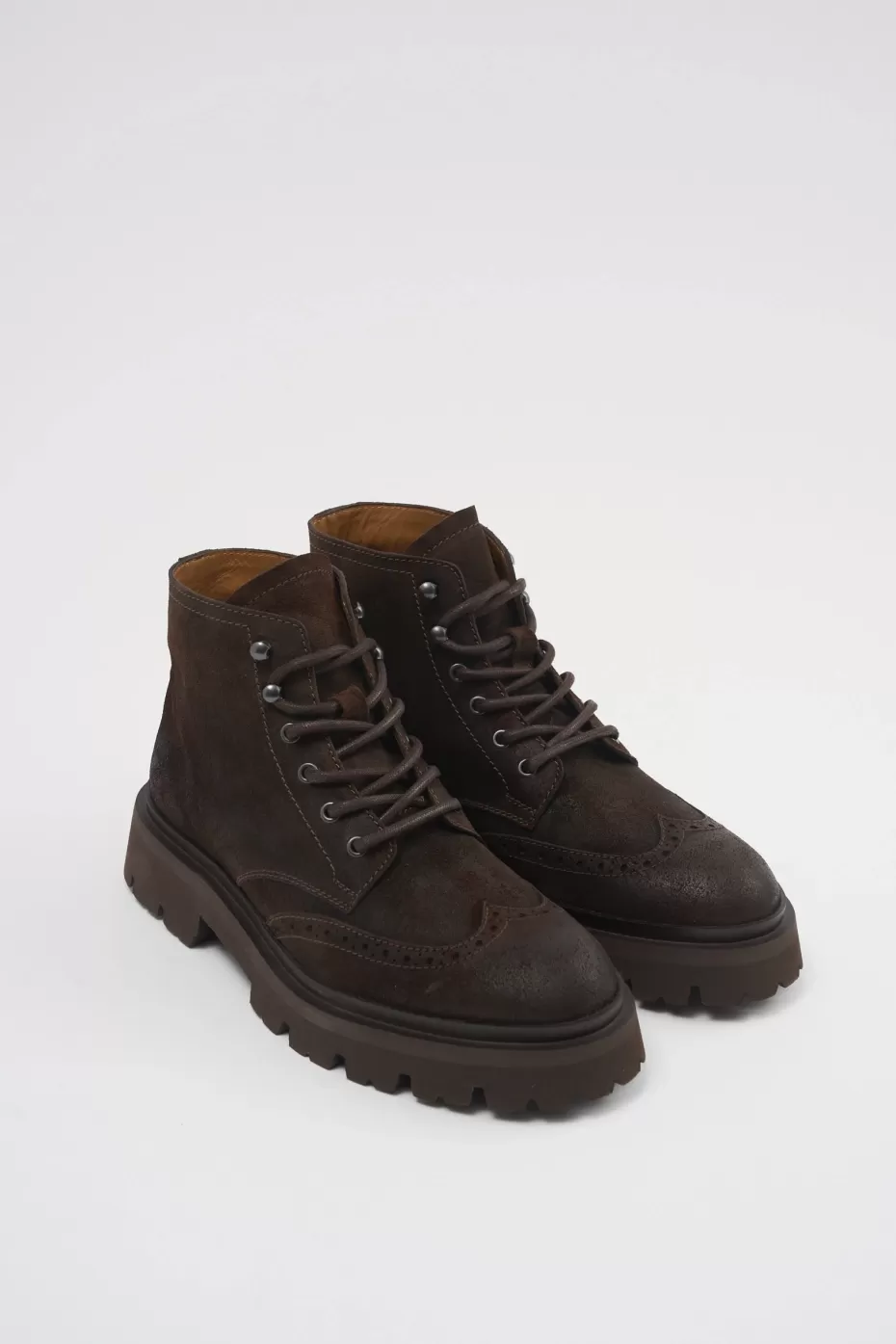 Boots^COPENHAGEN STUDIOS CPH179M Waxed Suede chocolate