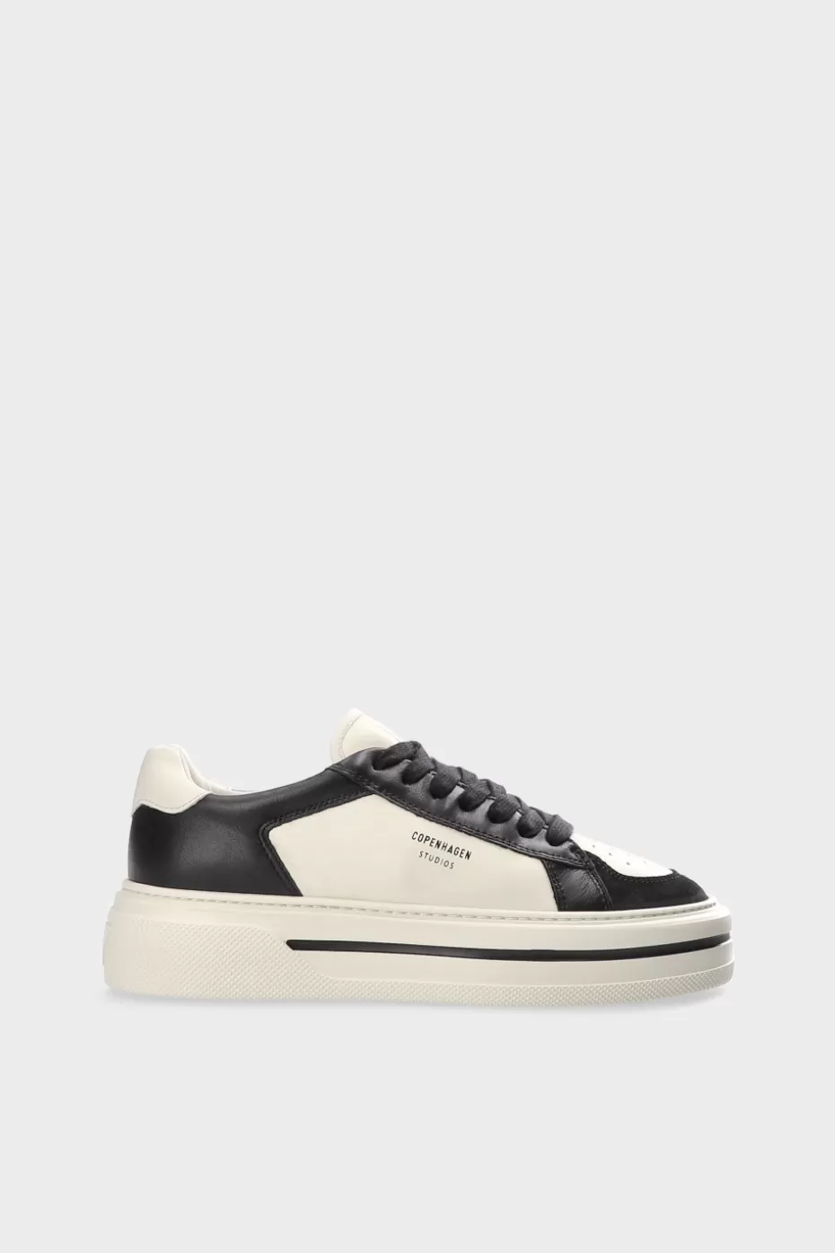 Sneaker^COPENHAGEN STUDIOS CPH181 Leather Mix black/cream beige