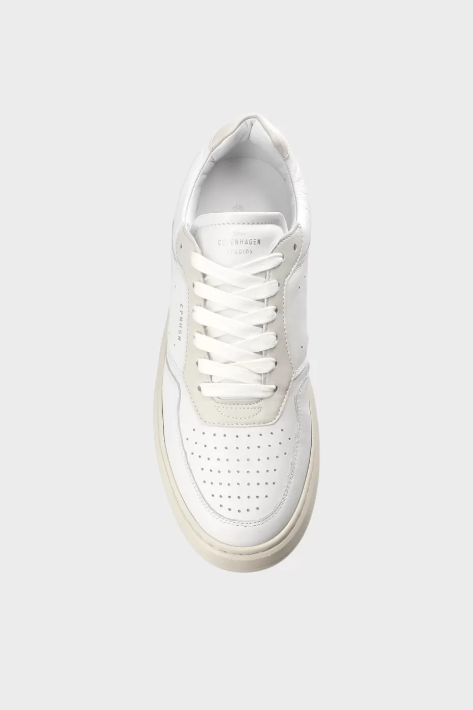 Sneaker^COPENHAGEN STUDIOS CPH1M Leather Mix off white