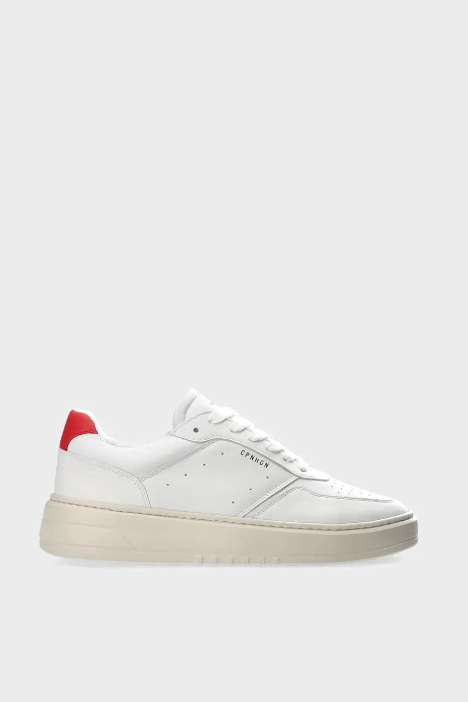 Sneaker^COPENHAGEN STUDIOS CPH1M Vitello white/red