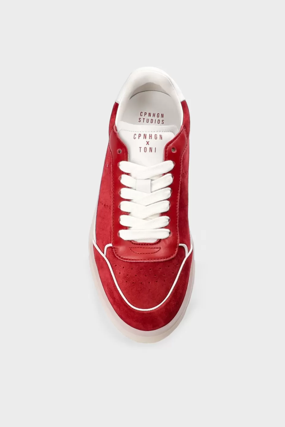 Sneaker^COPENHAGEN STUDIOS CPH253 X Toni Garrn Leather Mix red/white