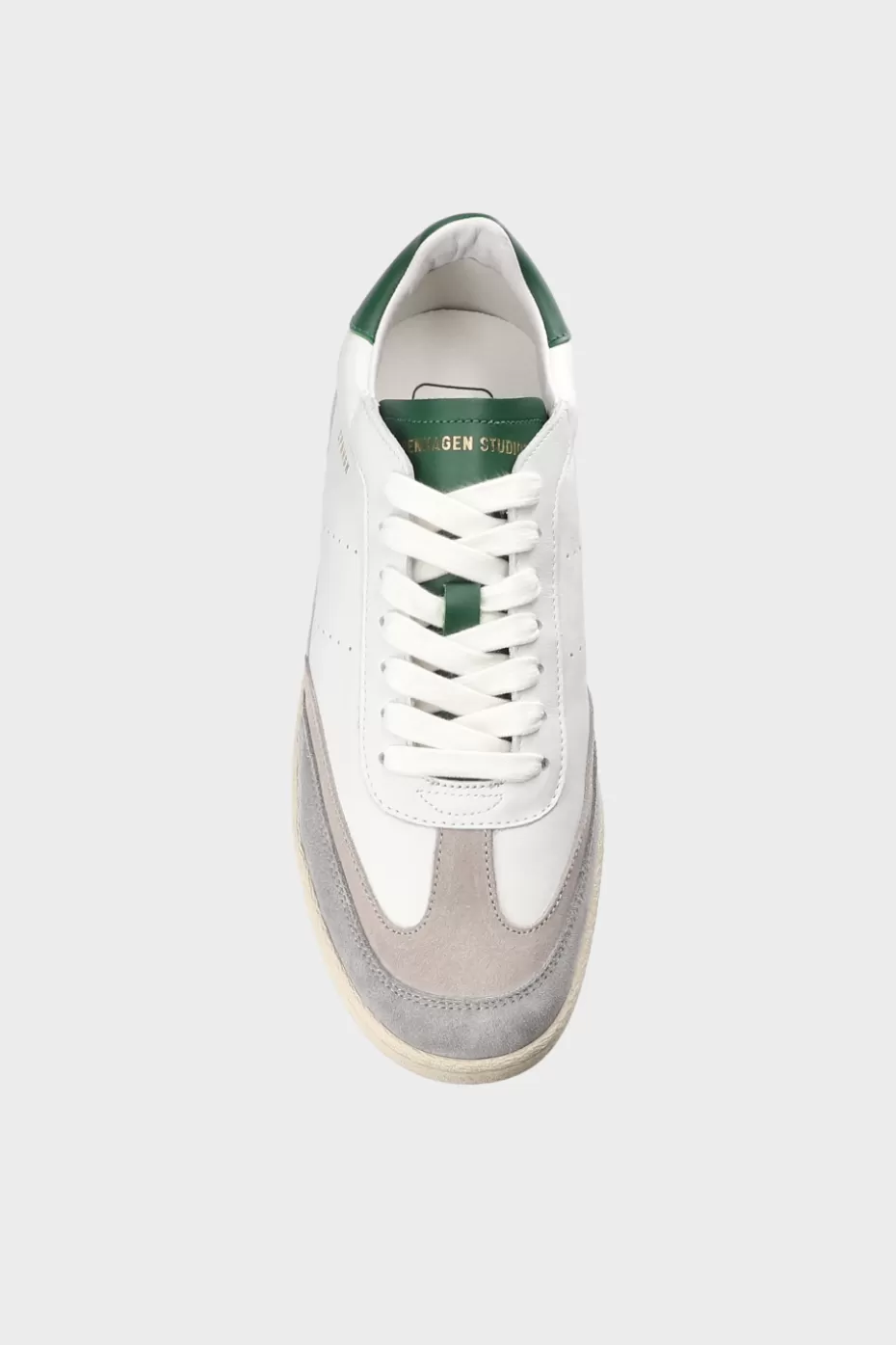 Sneaker^COPENHAGEN STUDIOS CPH257M Leather Mix white/green