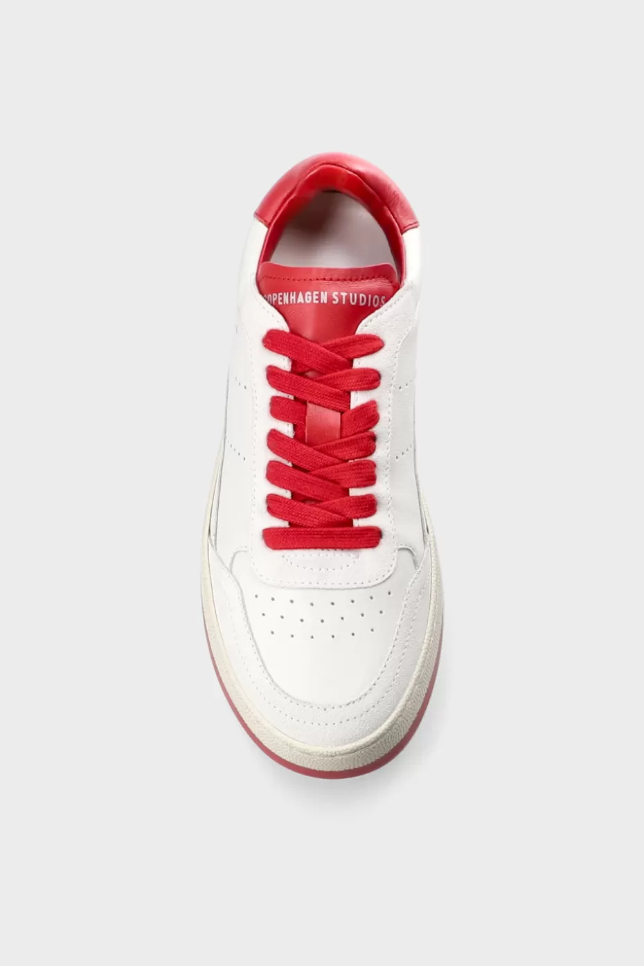 Sneaker | Sneaker^COPENHAGEN STUDIOS CPH27 Leather Mix white/red