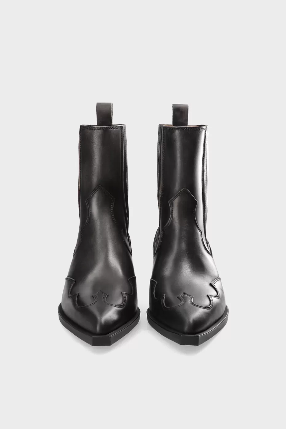 Boots^COPENHAGEN STUDIOS CPH284 X Toni Garrn Used Leather black