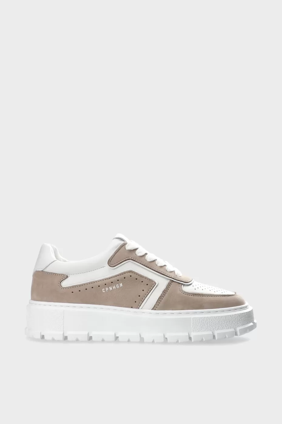 Sneaker^COPENHAGEN STUDIOS CPH332 Leather Mix greige/white