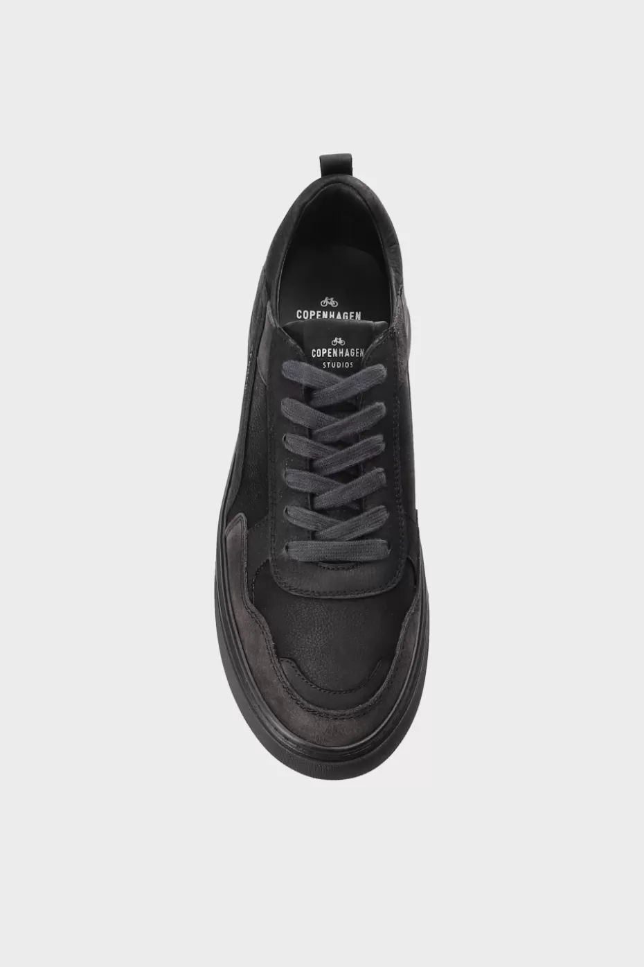 Sneaker^COPENHAGEN STUDIOS CPH44M Leather Mix off black