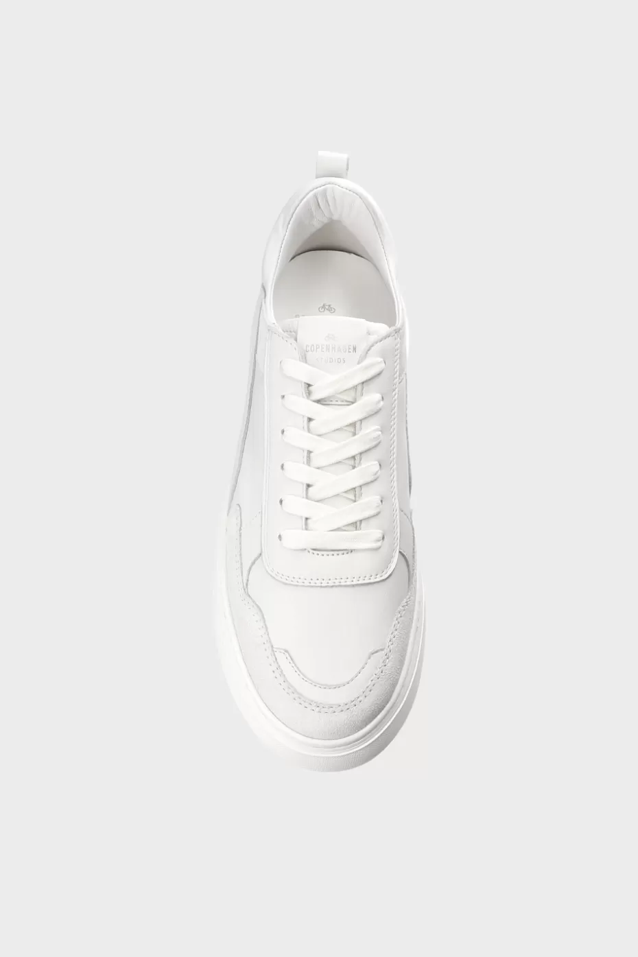 Sneaker^COPENHAGEN STUDIOS CPH44M Leather Mix white