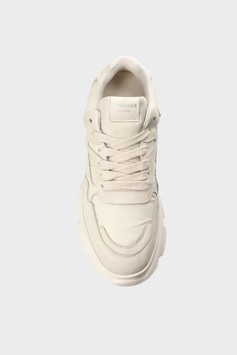 Sneaker^COPENHAGEN STUDIOS CPH51 Material Mix cream