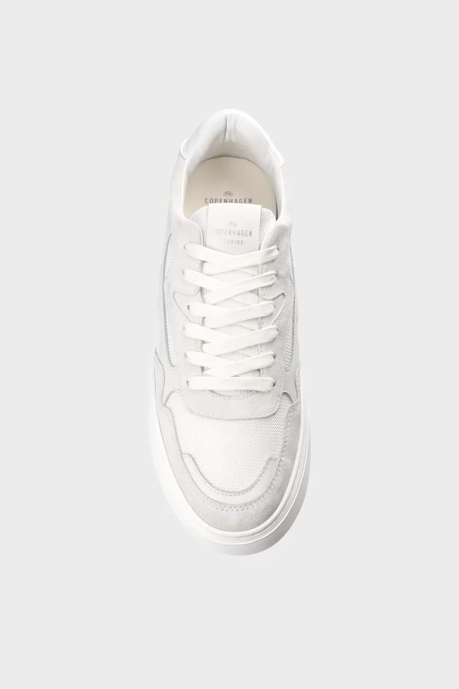 Sneaker^COPENHAGEN STUDIOS CPH52M Material Mix white