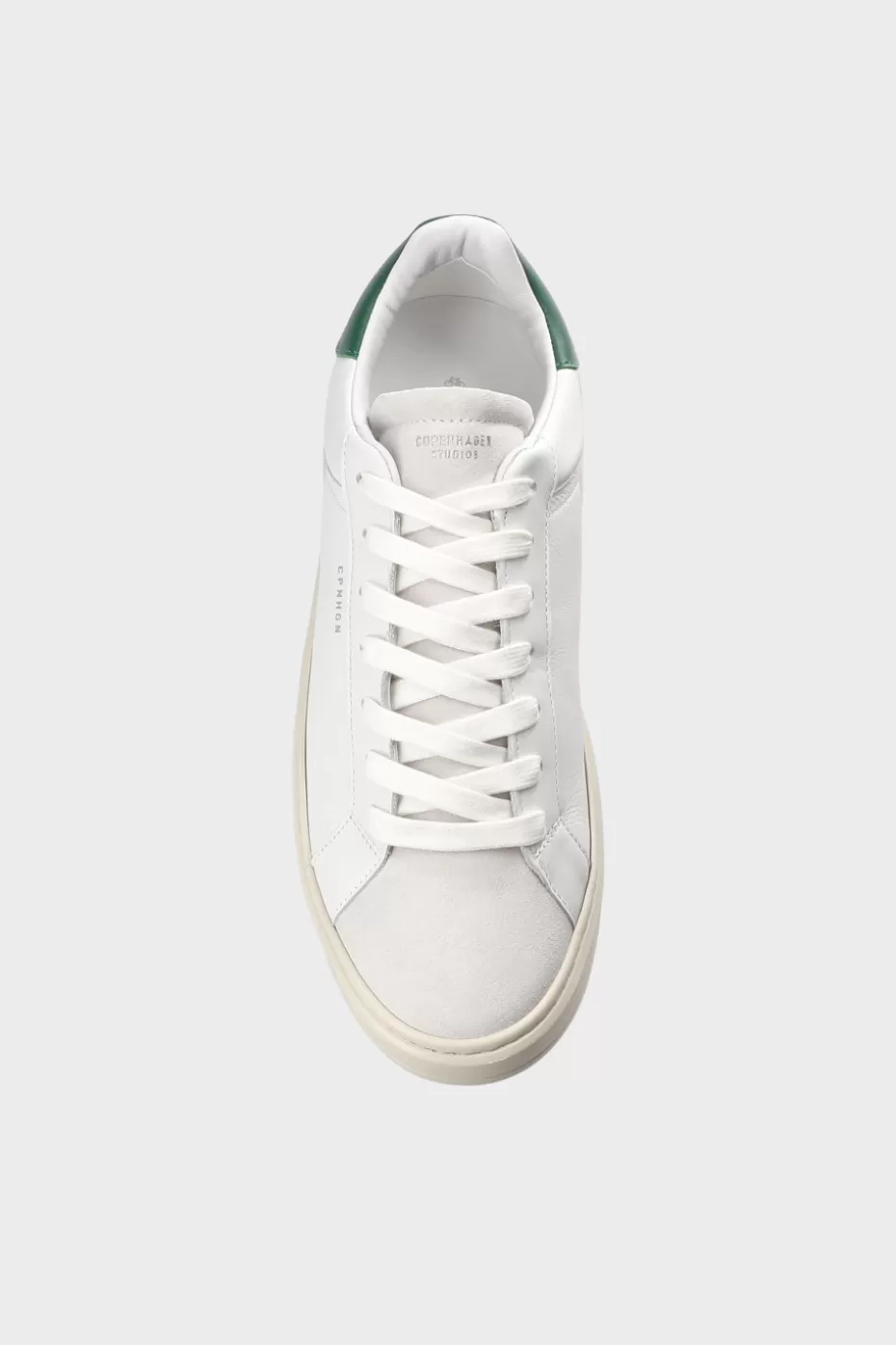 Sneaker^COPENHAGEN STUDIOS CPH72M Leather Mix white/green