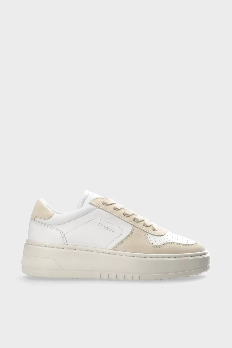 Sneaker^COPENHAGEN STUDIOS CPH77 Leather Mix white/cream