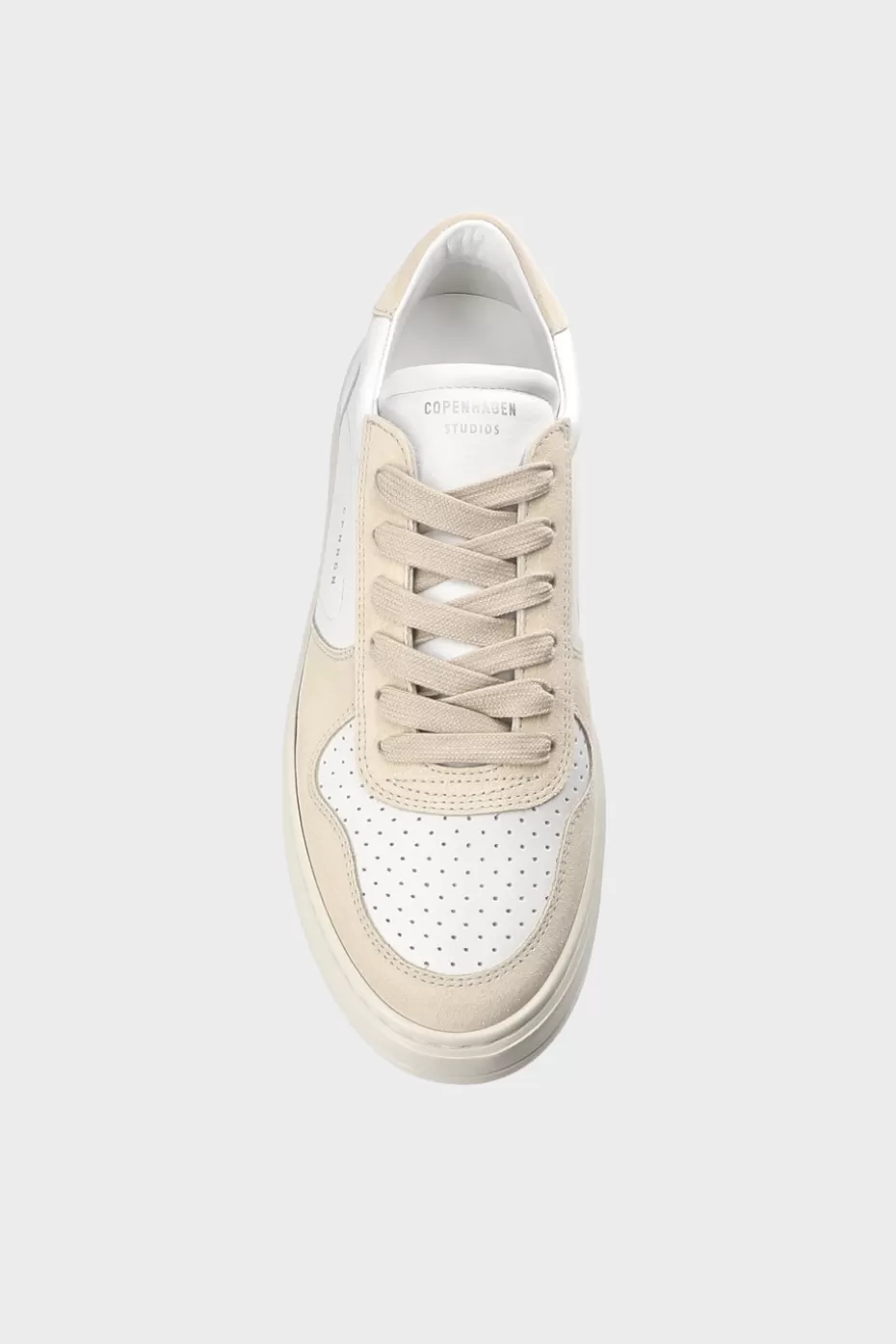 Sneaker^COPENHAGEN STUDIOS CPH77 Leather Mix white/cream