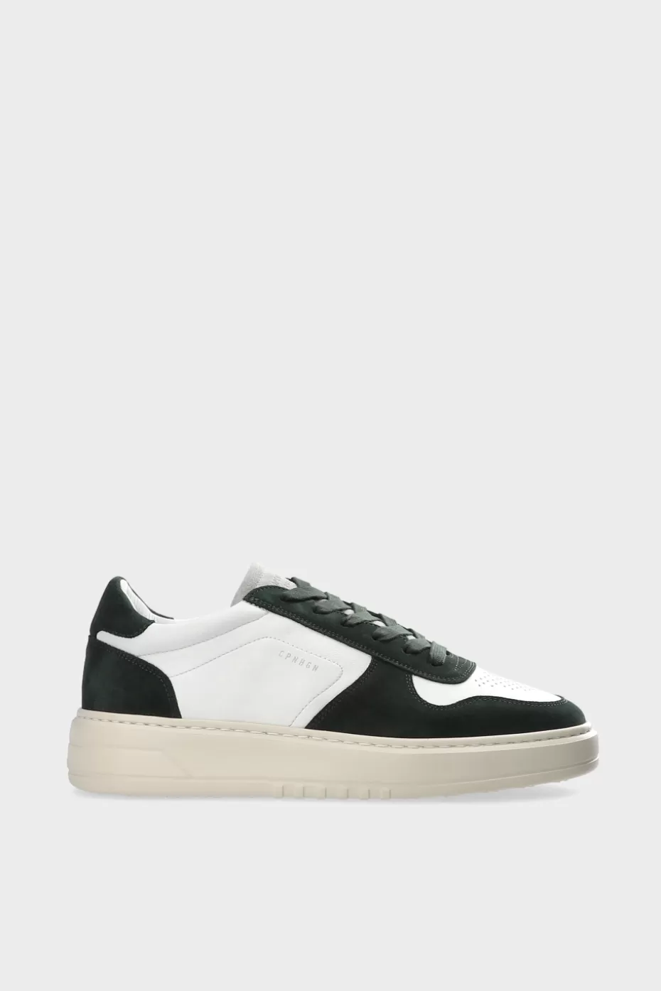 Sneaker^COPENHAGEN STUDIOS CPH77M Leather Mix white/green