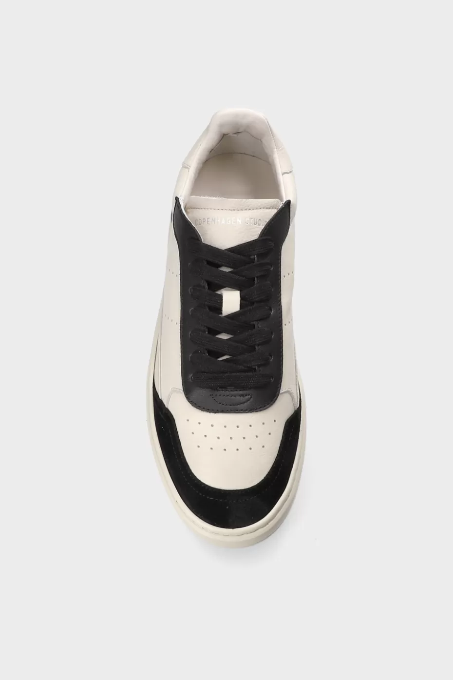 Sneaker^COPENHAGEN STUDIOS CPH78M Leather Mix cream/black