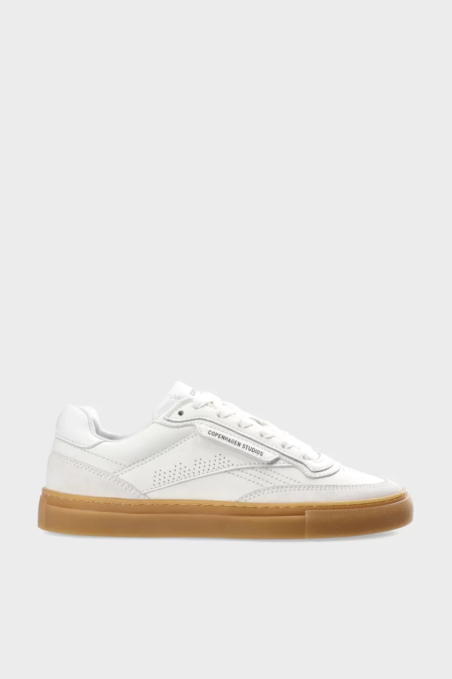 Sneaker | Sneaker^COPENHAGEN STUDIOS CPH90 Leather Mix white/caramel