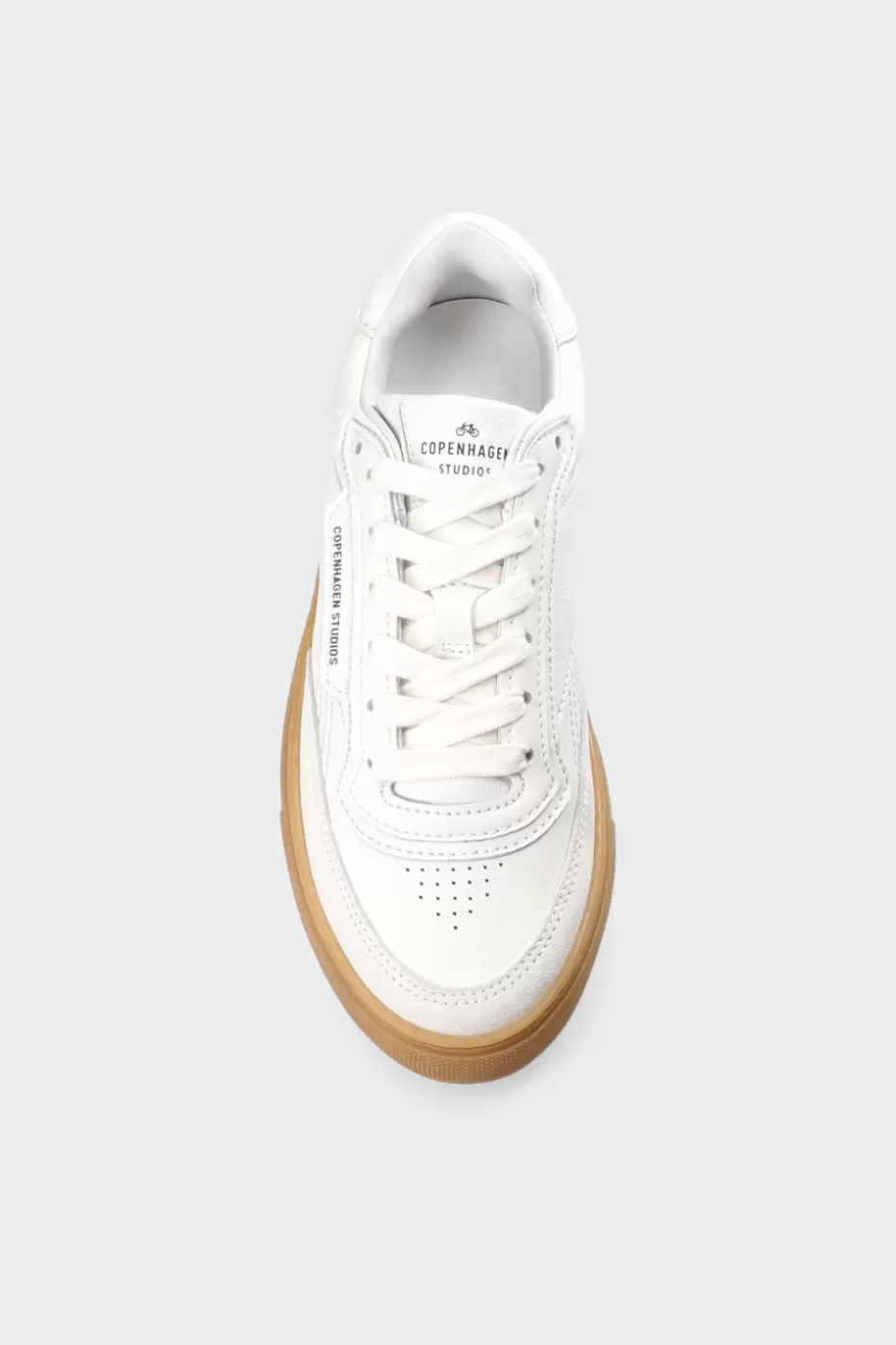 Sneaker | Sneaker^COPENHAGEN STUDIOS CPH90 Leather Mix white/caramel