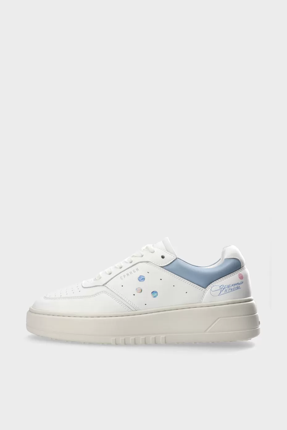 Sneaker^COPENHAGEN STUDIOS CPH MELBOURNE Leather white/light blue