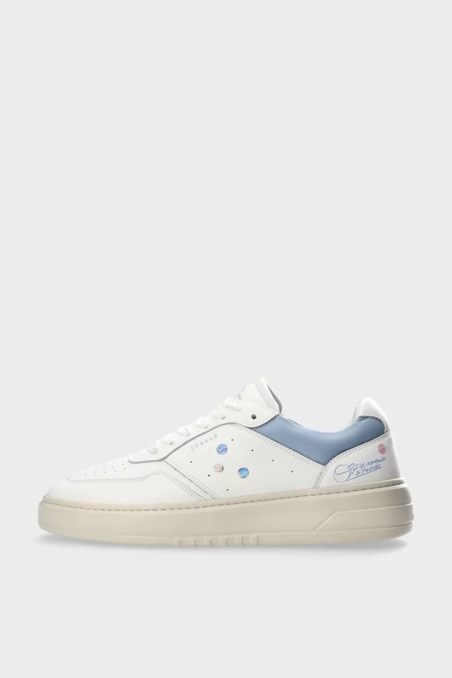 Sneaker^COPENHAGEN STUDIOS CPH MELBOURNE M Leather white/light blue