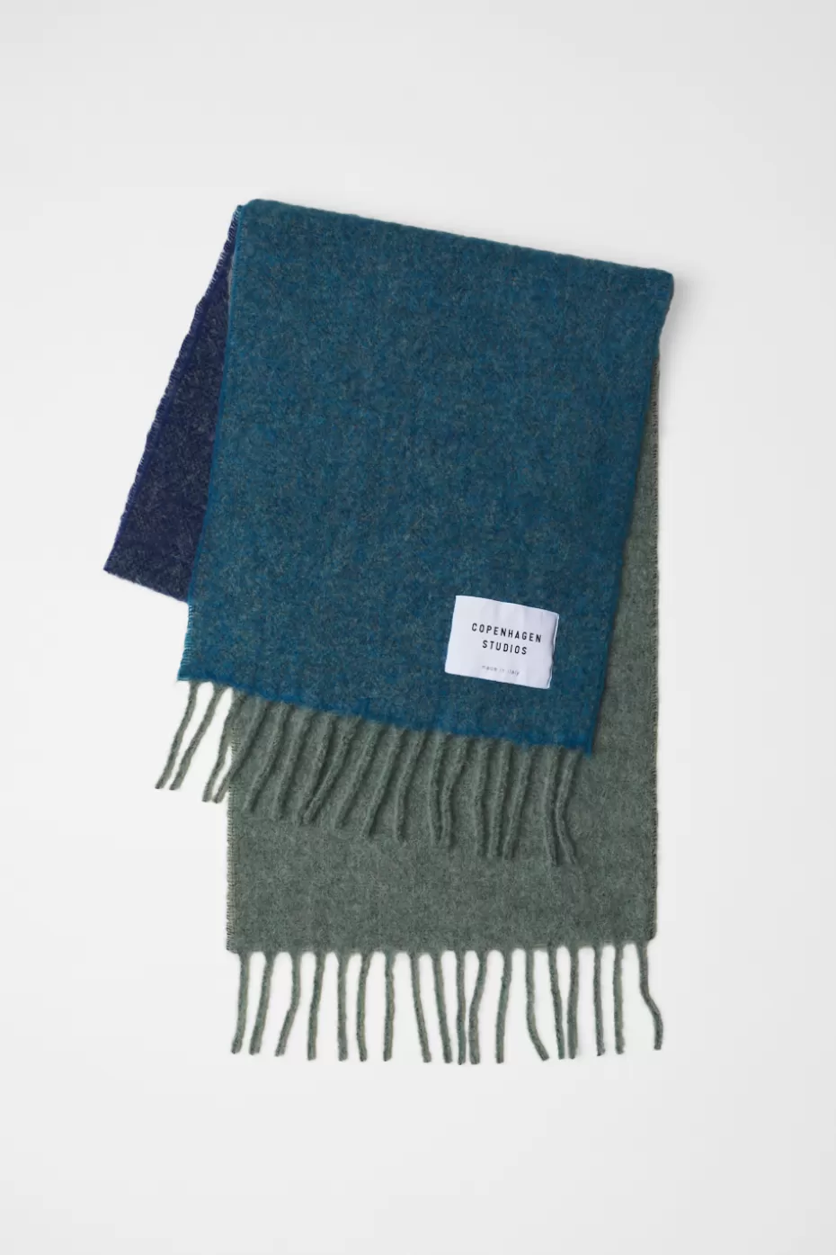 Scarves^COPENHAGEN STUDIOS CPH SHAWL 11 Wool Mix turquoise