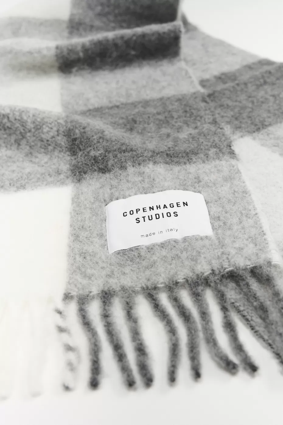 Scarves^COPENHAGEN STUDIOS CPH SHAWL 4 Wool Mix grey melange