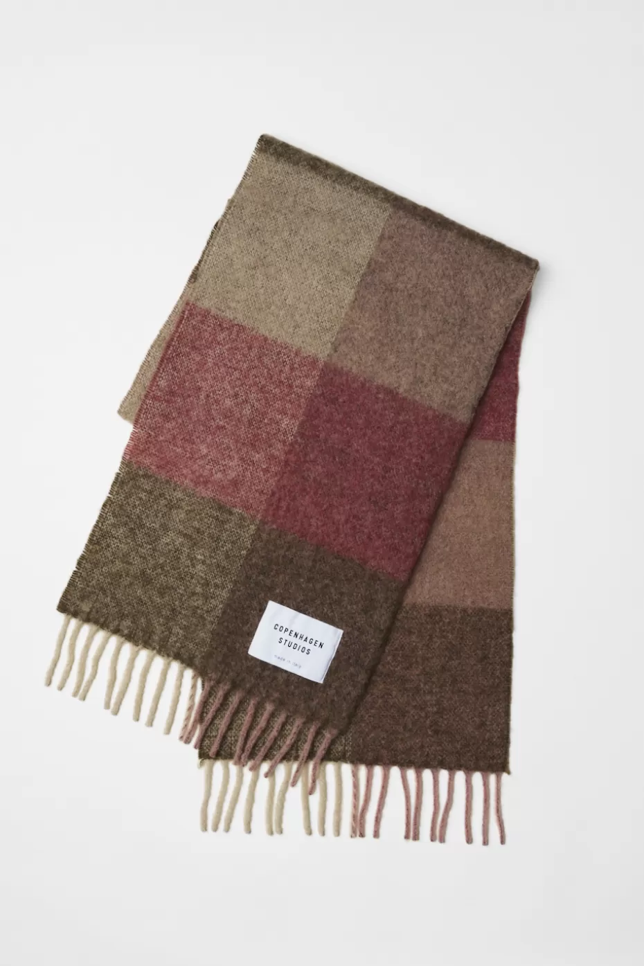 Scarves^COPENHAGEN STUDIOS CPH SHAWL 4 Wool Mix rose/brown