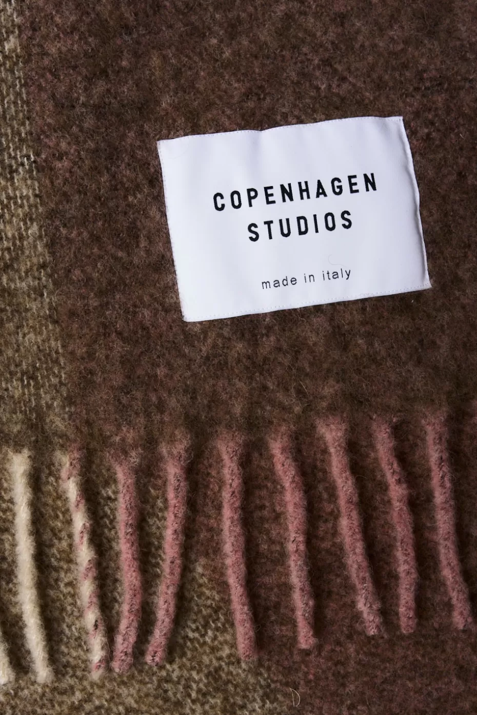 Scarves^COPENHAGEN STUDIOS CPH SHAWL 4 Wool Mix rose/brown