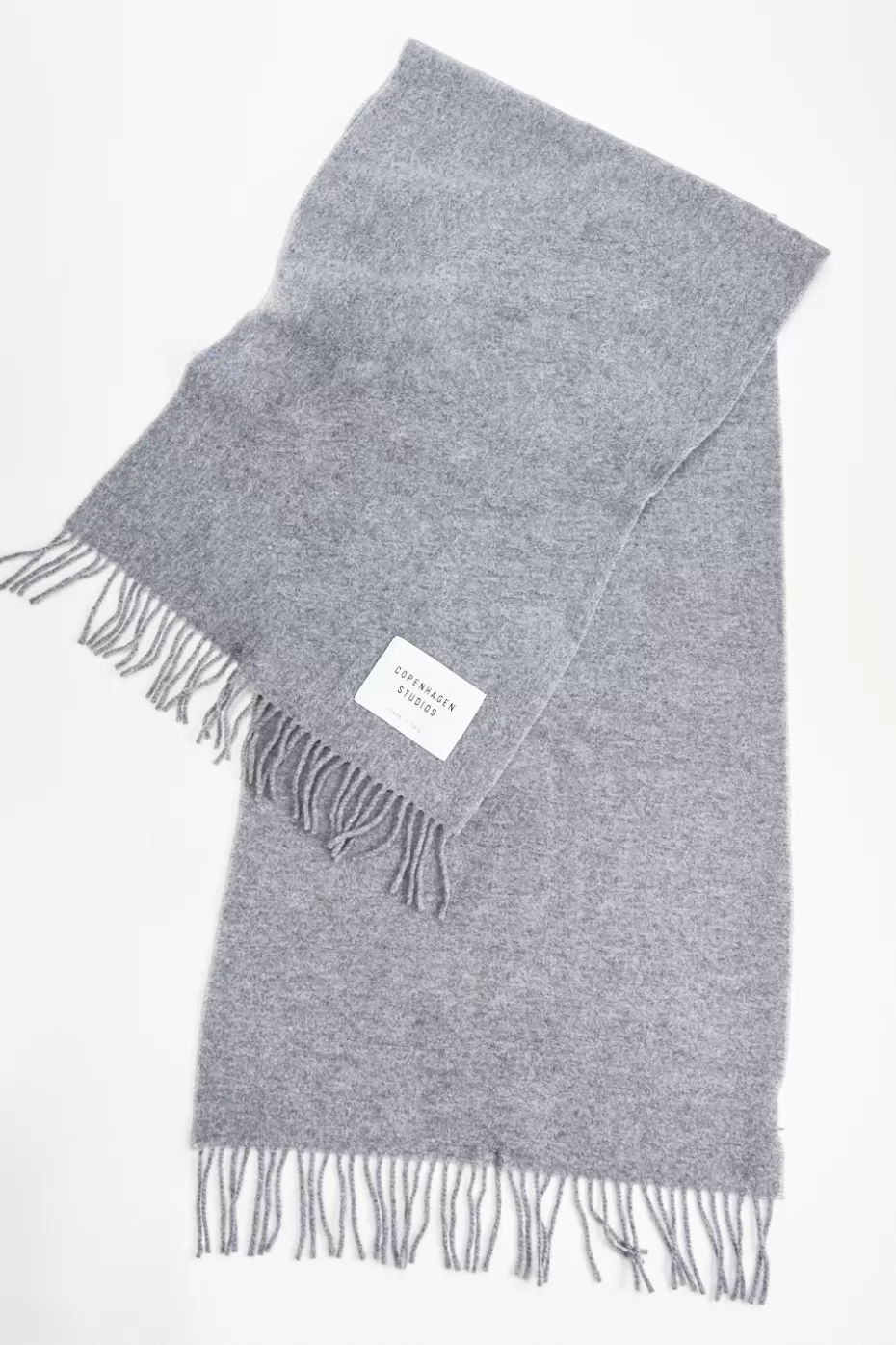 Scarves^COPENHAGEN STUDIOS CPH SHAWL 6 Wool Mix light grey