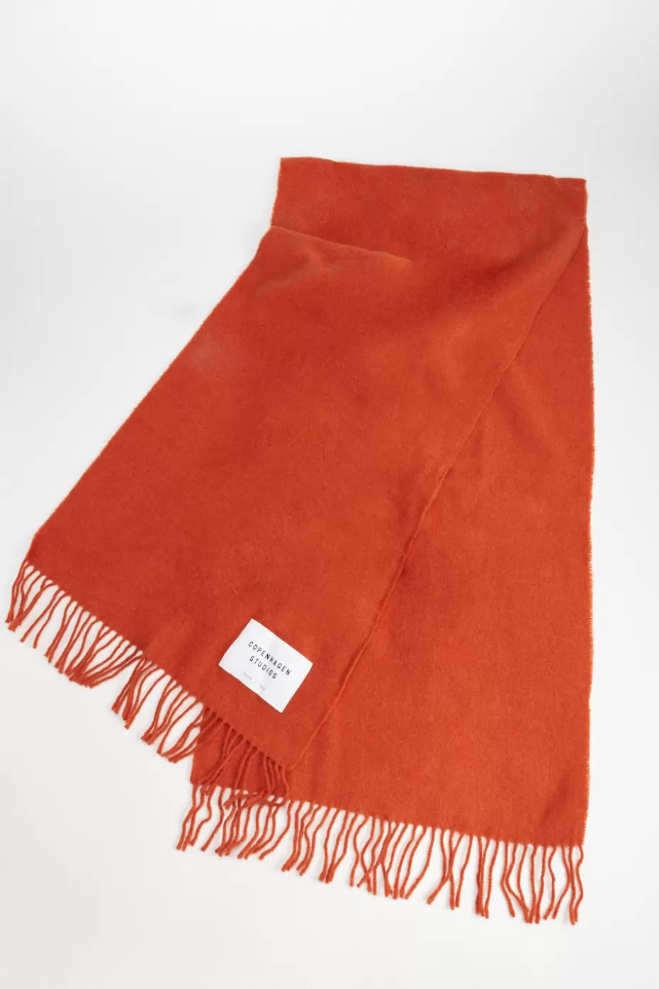 Scarves^COPENHAGEN STUDIOS CPH SHAWL 6 Wool Mix orange