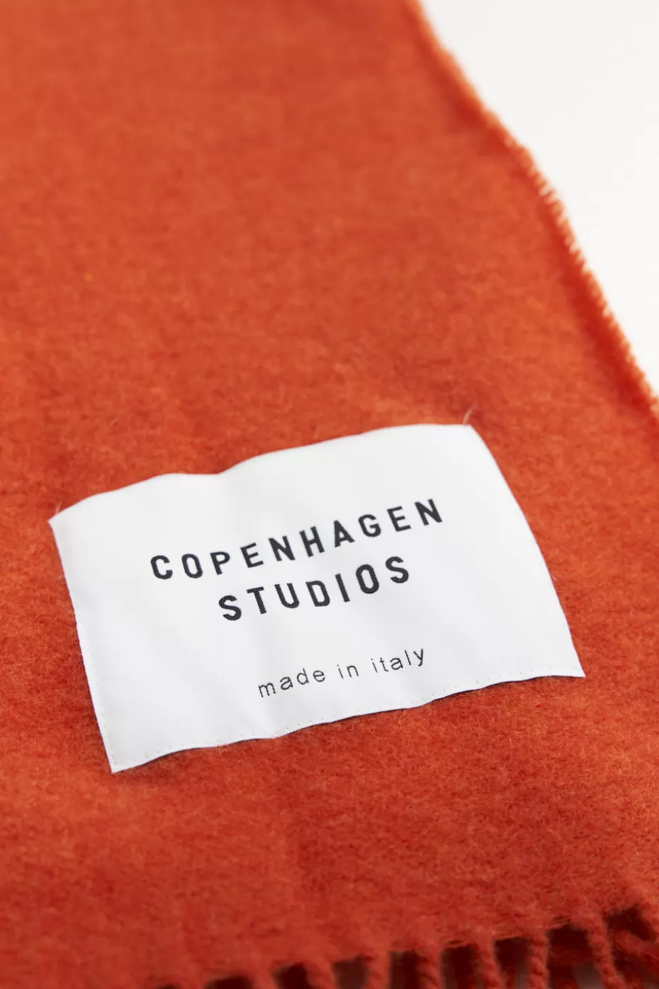 Scarves^COPENHAGEN STUDIOS CPH SHAWL 6 Wool Mix orange