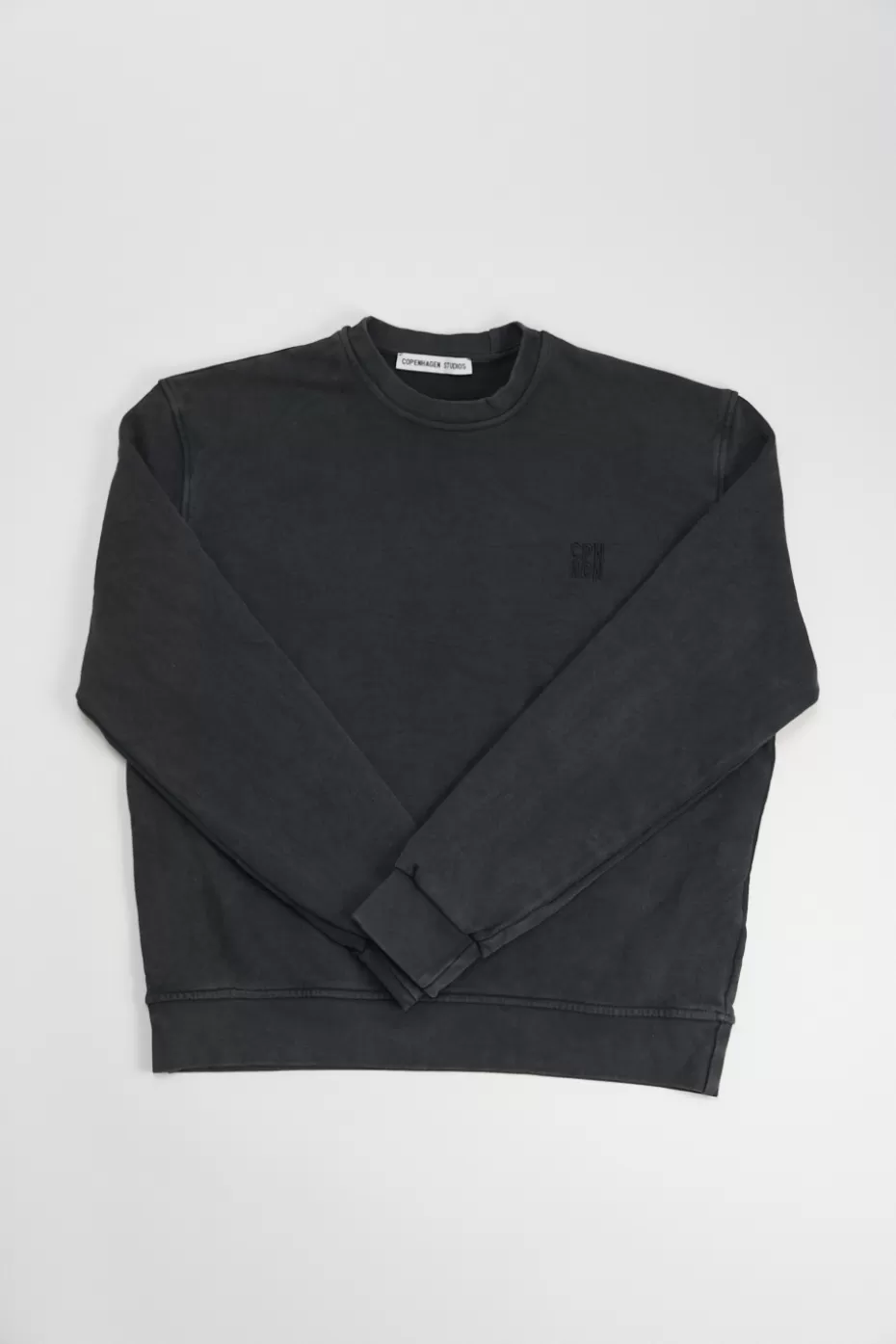 Pullover^COPENHAGEN STUDIOS CPH SWEAT 12 Cotton washed black